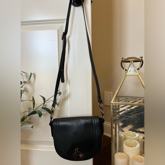 Longchamp Cavalcade leather crossbody bag, black EXCELLENT CONDITION